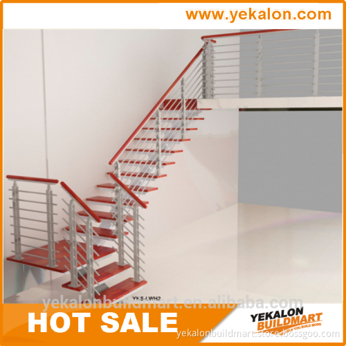 Professional design metal straight steel staircase